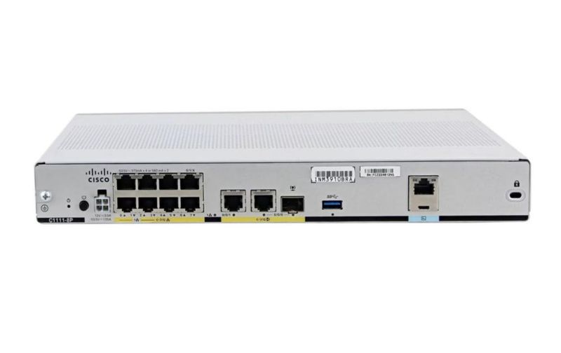 Router Cisco C1111-8P de 8 puertos Dual WAN reacondicionado