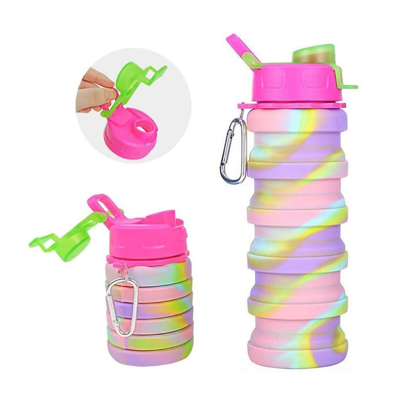 Pack de 3 botellas plegables de silicona 500 ml – konlongzan