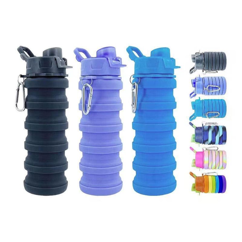 Pack de 3 botellas plegables de silicona 500 ml – konlongzan
