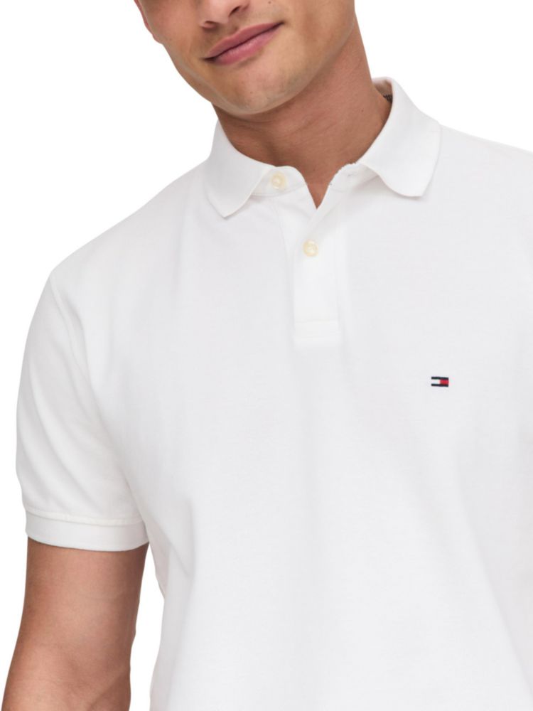 Camisa Polo Tommy Hilfiger 1985 Clásica Blanca