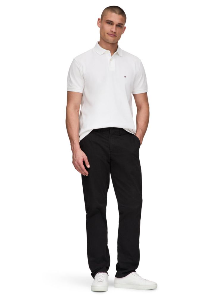 Camisa Polo Tommy Hilfiger 1985 Clásica Blanca