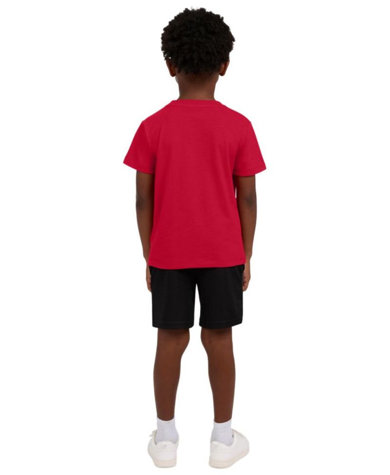 Conjunto Champion para Niños de 2 Piezas: Camiseta y Shorts de Malla