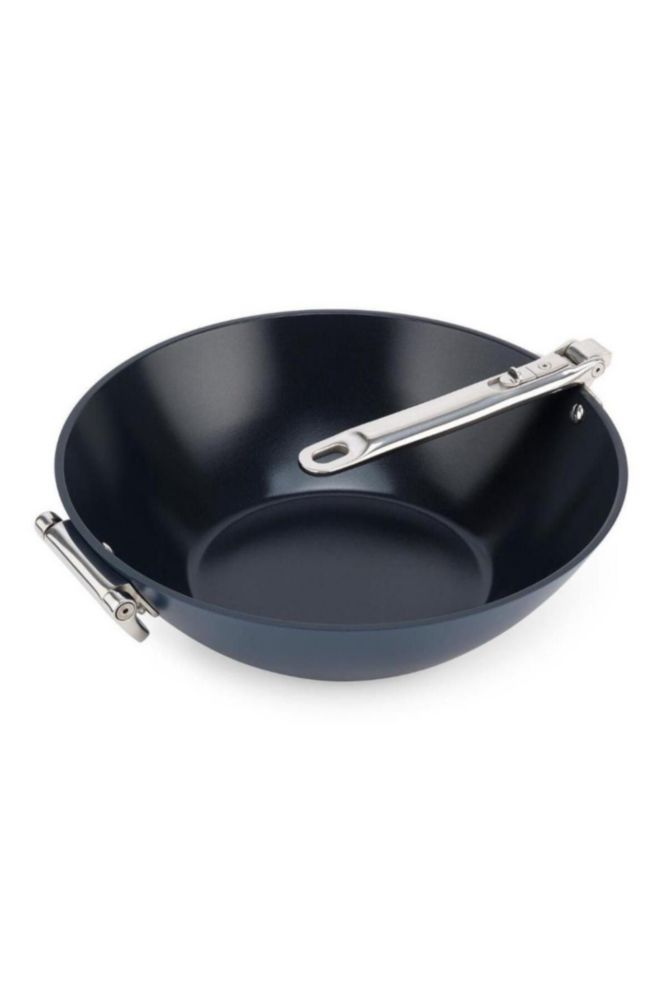 Wok Joseph Joseph de 32 cm antiadherente con mango plegable