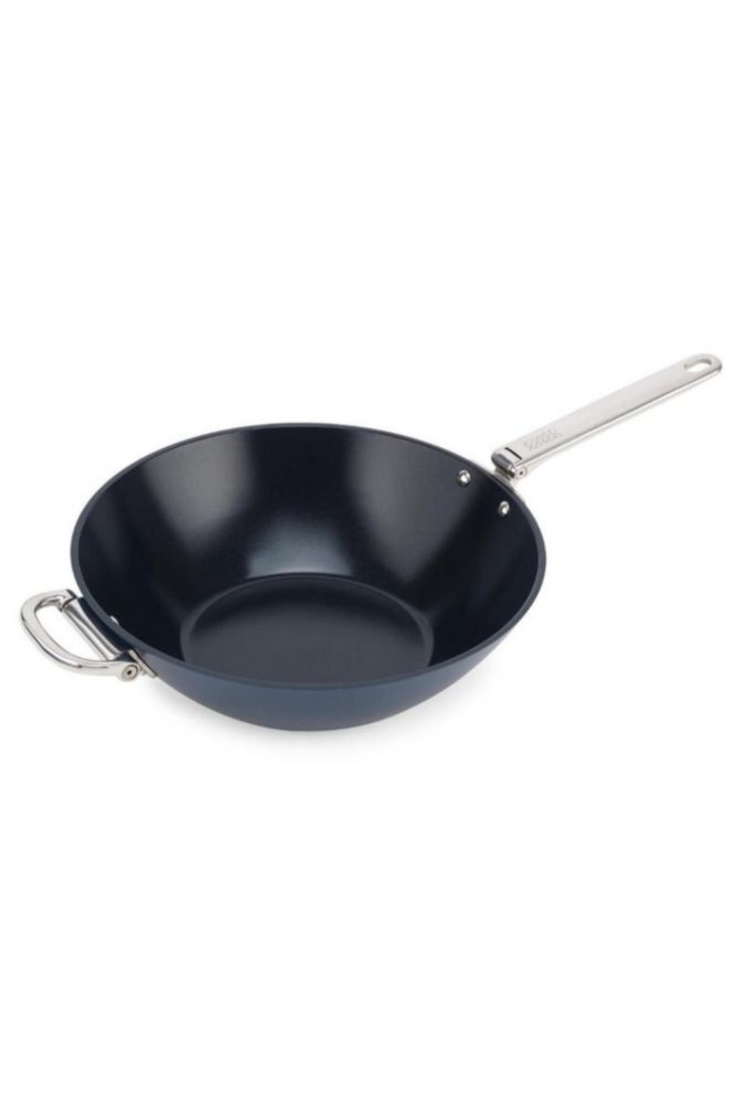 Wok Joseph Joseph de 32 cm antiadherente con mango plegable