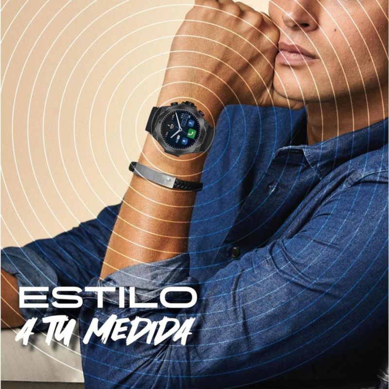Smartwatch ERA ARMY X AMOLED Llamadas Bluetooth con Correa Elástica extra