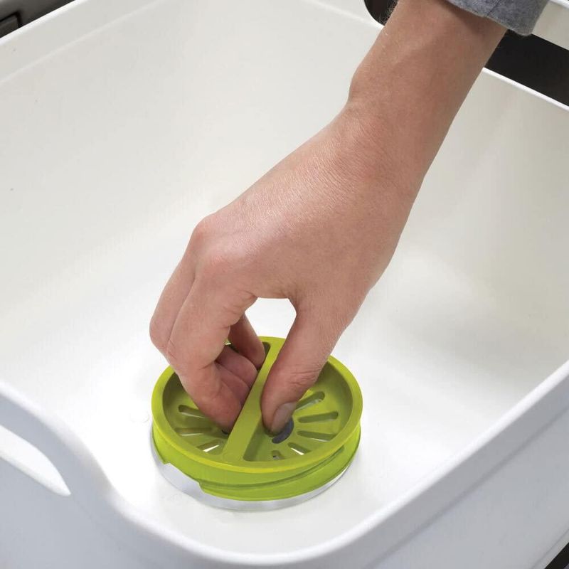 Lavabo de cocina Bucket Joseph Joseph Wash & Drain 9 L blanco
