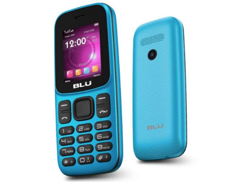 Teléfono móvil BLU Z5 Z210 2G GSM desbloqueado Dual SIM 32MB Cyan