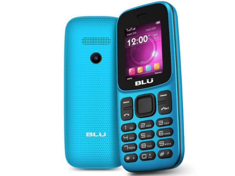 Teléfono móvil BLU Z5 Z210 2G GSM desbloqueado Dual SIM 32MB Cyan