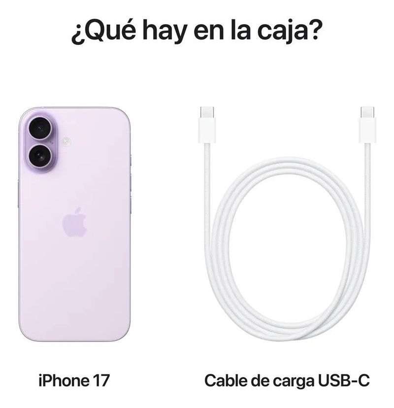 iPhone 17 256GB Morado Lavanda - Chip A19 y Pantalla ProMotion