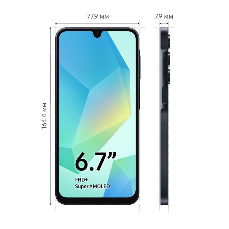 Celular Samsung Galaxy A16 128GB 4GB RAM Dual sim Negro Super AMOLED, 90 Hz con Bocina y Audífonos inalámbricos