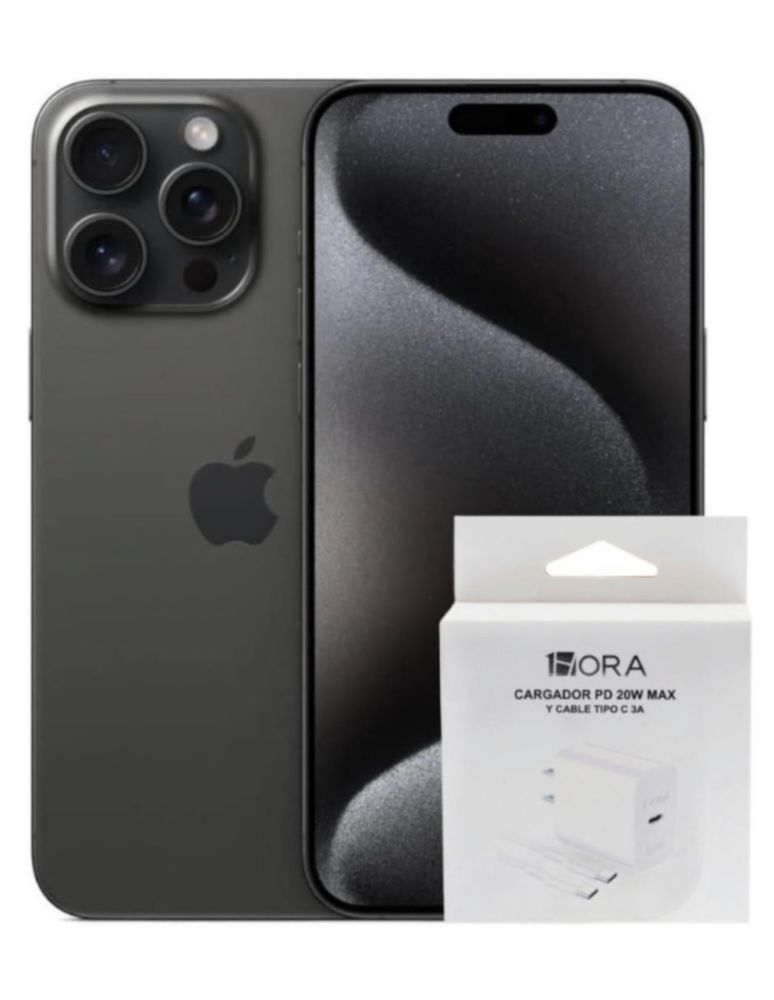 APPLE IPHONE 15 PRO 512GB NEGRO+ADAPTAD