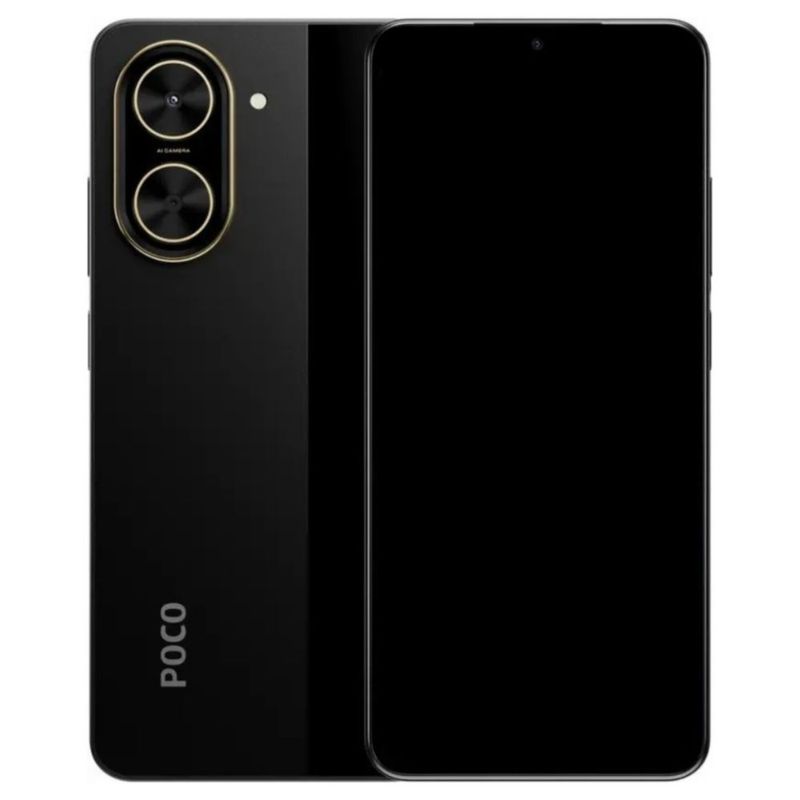 Smartphone XIAOMI POCO C71 4/128 GB Negro con Smartwatch FILWANS GTR Negro y Audifonos Xiaomi Redmi Buds 6 Play