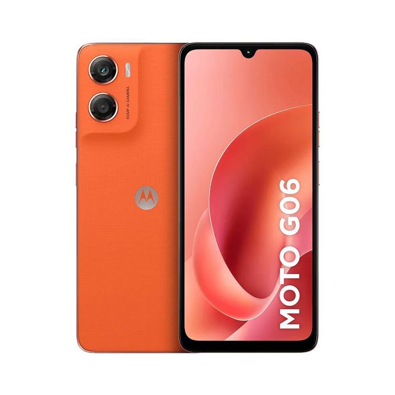MOTOROLA G06 4GB RAM 128GB NARANJA IMP