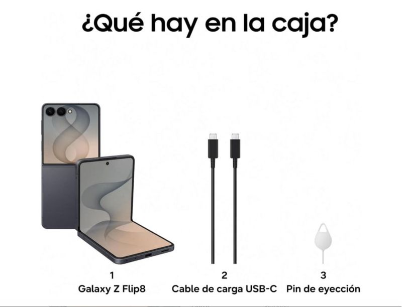 Samsung Galaxy Z Flip8 12+512GB Grafito