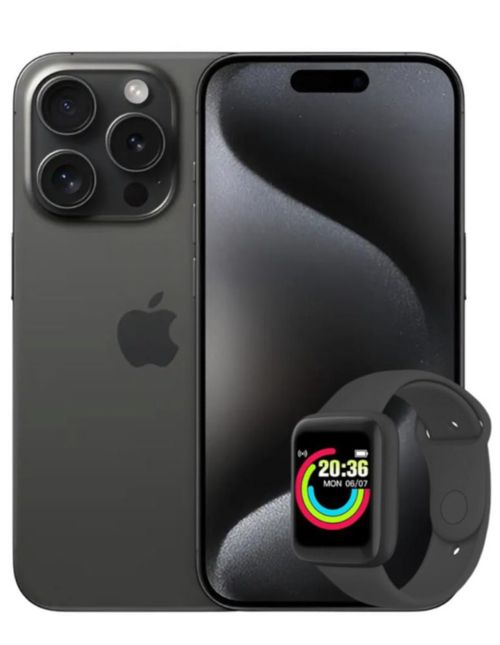APPLE IPHONE 15 PRO 128GB NEGRO+WATCH