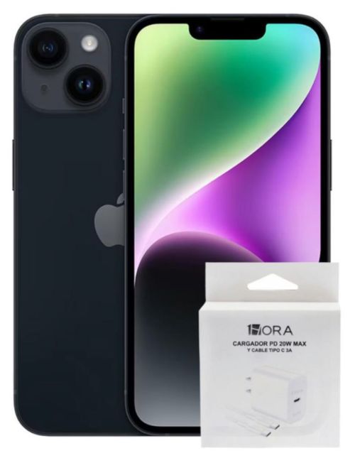 APPLE IPHONE 14 PLUS 512GB NEGRO+ADAPTAD