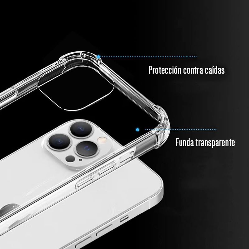 Funda Para iPhone 15 Pro Max Acrigel Premium Ligera Contra Caidas