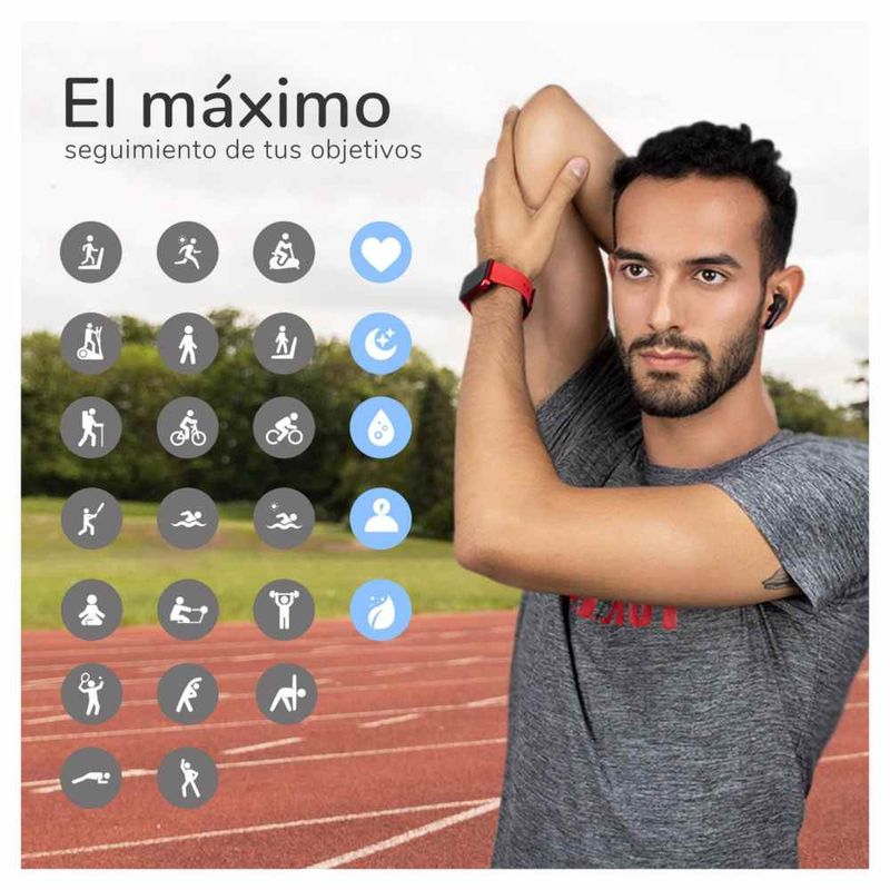 Smartwatch BINDEN ERA Hit Alexa Integrado, Salud, Deportes Gris