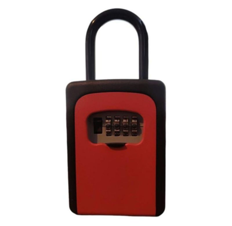 Caja de Seguridad para Llaves Impulso color Negro Empotrable con Combinación para Uso Pesado de 12 cm