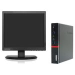 PC Lenovo TINYM900 i5 8GB 240GB SSD Monitor19p Cuadra Reacondicionado