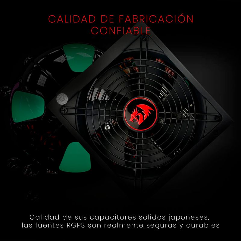 Fuente De Poder De 500W: Certificacion 80+ Bronce, No Modular