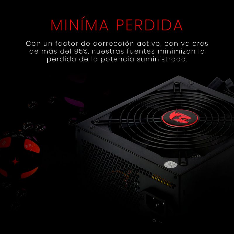 Fuente De Poder De 500W: Certificacion 80+ Bronce, No Modular