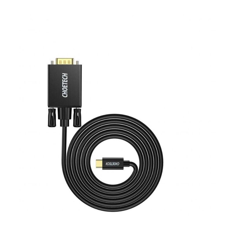 Cable USB C a VGA de Transmisión Choetech 1080p Full HD de 1.8 m
