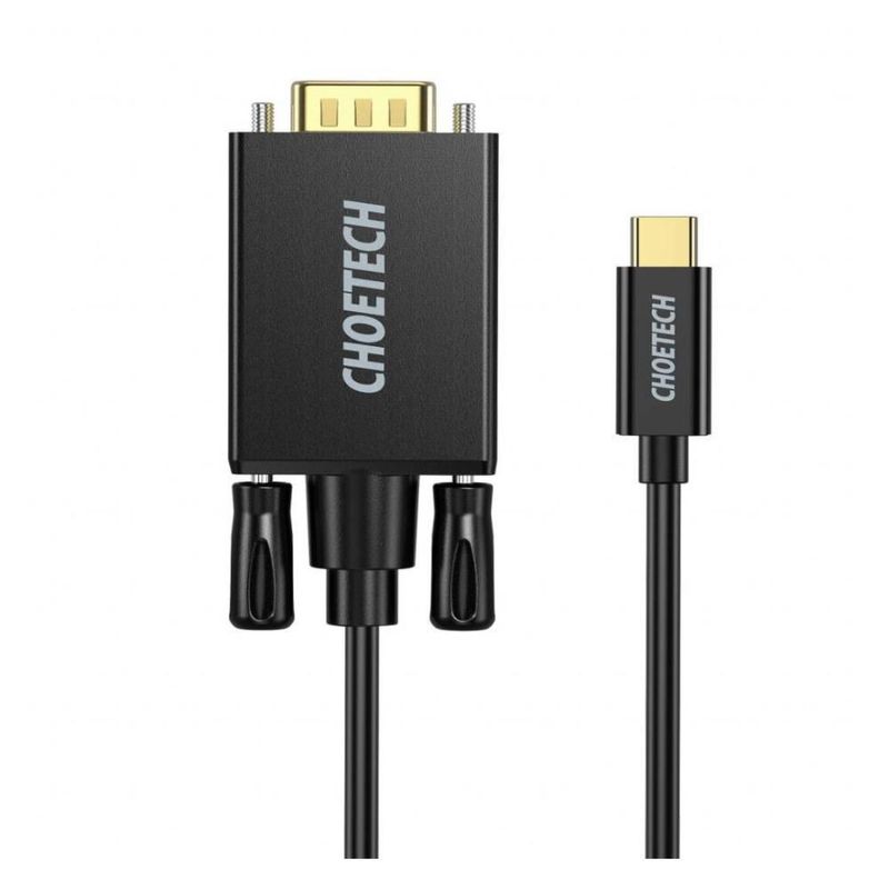 Cable USB C a VGA de Transmisión Choetech 1080p Full HD de 1.8 m