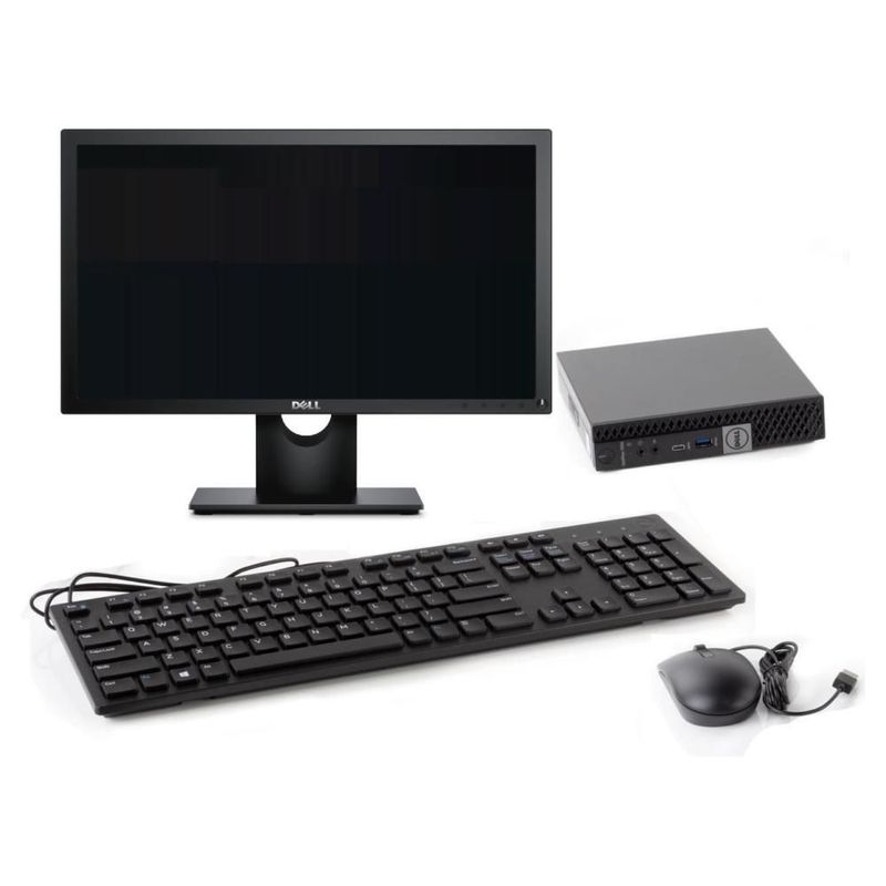 PC Dell Tiny 7050 core i5 8GB Ram 256 SSD Monitor 20p  Reacondicionado