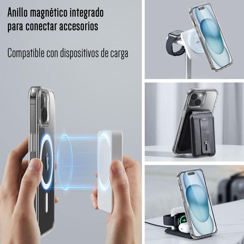 Funda Para iPhone 15 Plus Con Magsafe Resistente A Caídas
