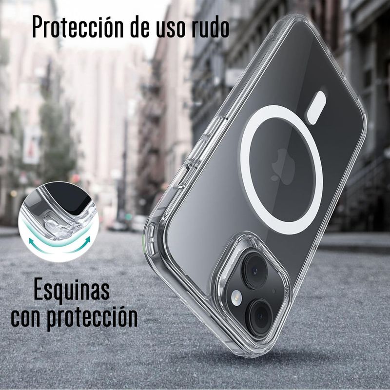 Funda Para iPhone 15 Plus Con Magsafe Resistente A Caídas