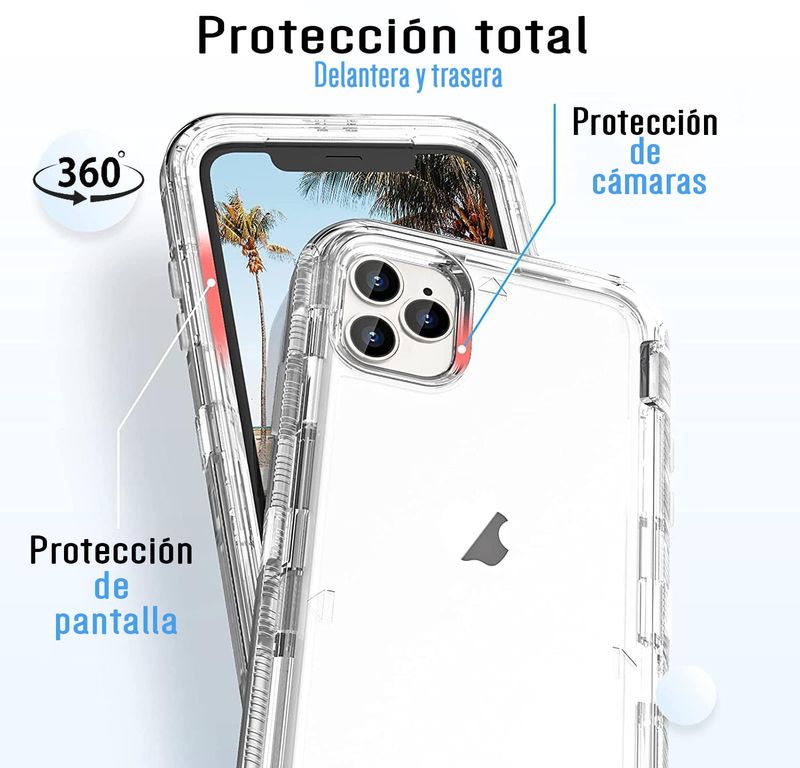 Funda Para iPhone 14 Pro Antishock Protección 360 3 Capas Uso Rudo