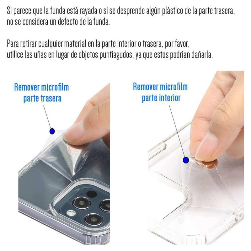 Funda Para Galaxy A33 5G Protector Premium Uso Rudo Case Transparente