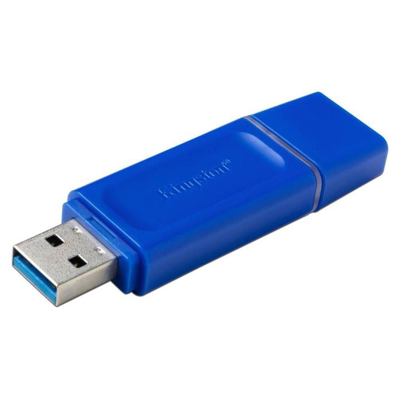 Unidad Flash USB 3.2 Kingston DataTraveler Exodia de 64GB. Color Azul.