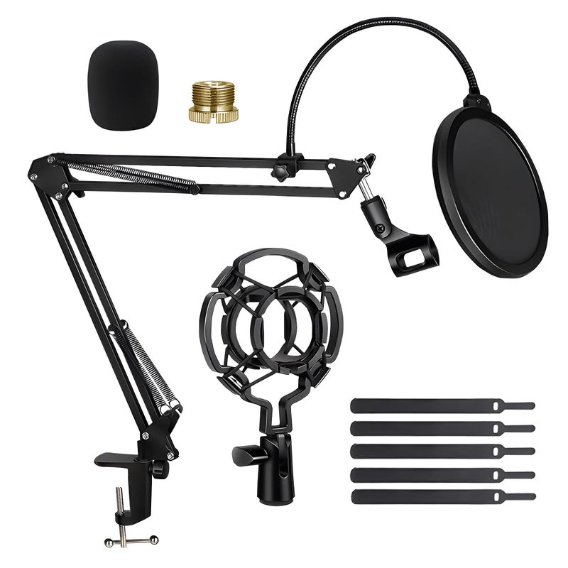 Kit Soporte Brazo para Micrófono Zonar con Accesorios Podcast Stream