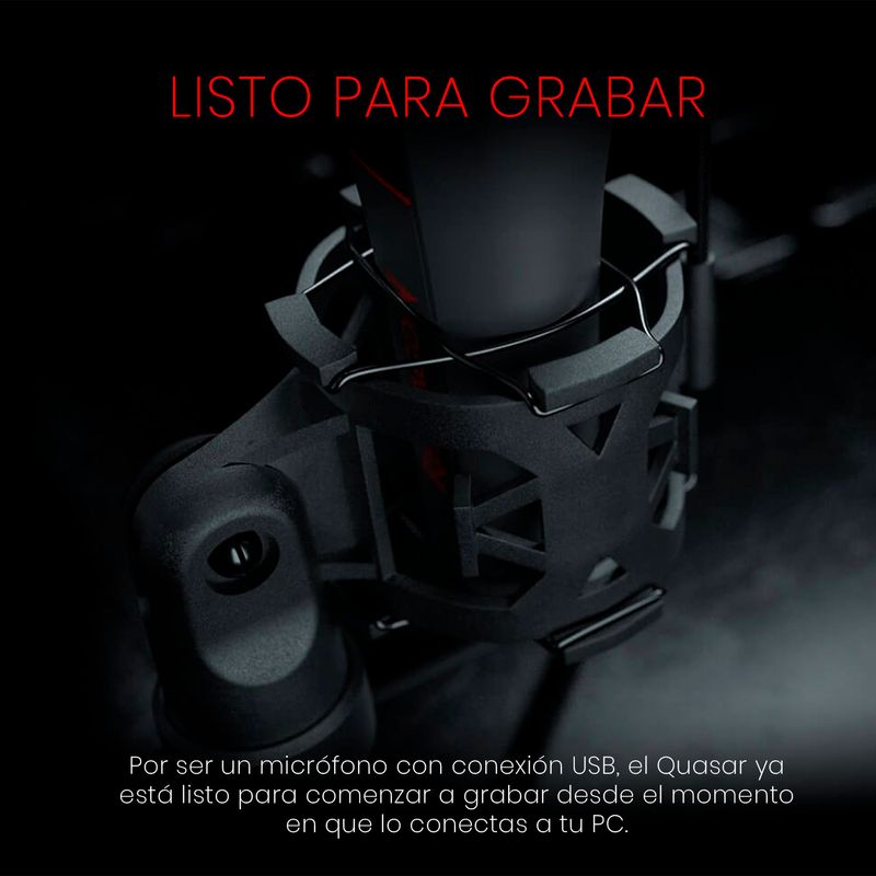 Micrófono Redragon Quazar Gm200