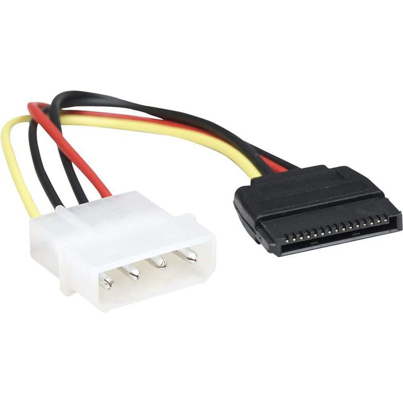 Cable de poder manhattan sata 4 pines molex macho 342766