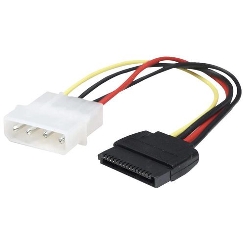 Cable de poder manhattan sata 4 pines molex macho 342766