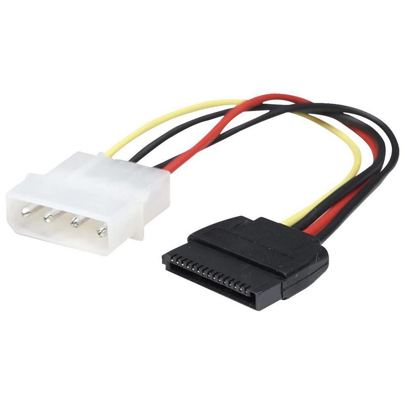 Cable de poder manhattan sata 4 pines molex macho 342766