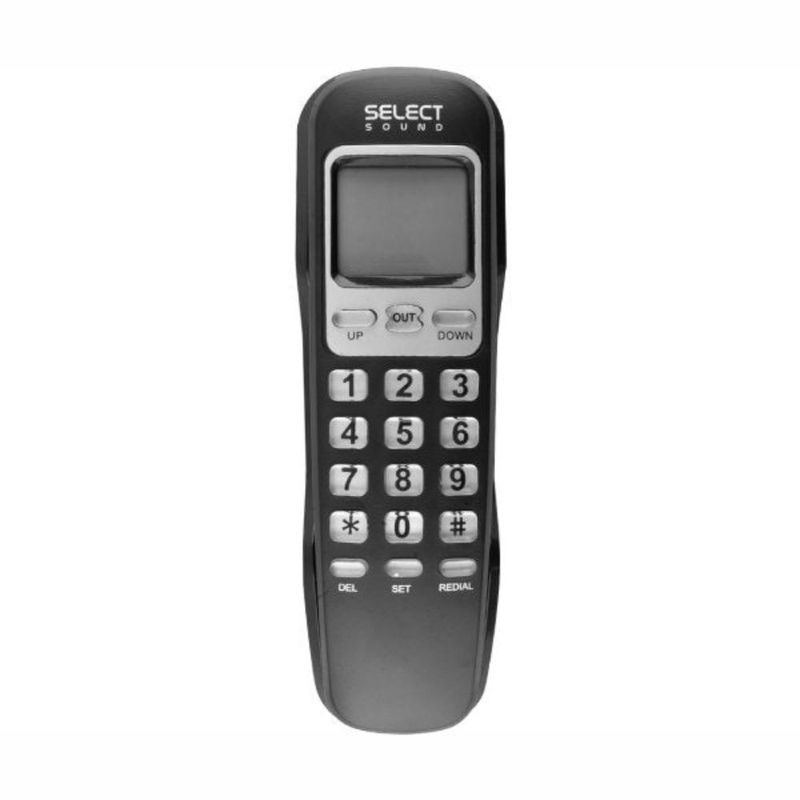 Teléfono De Pared Fijo Select Sound Caller ID Alarma 8338N