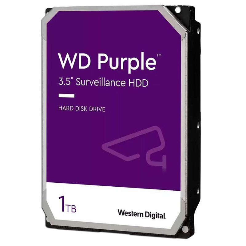 Disco Duro Videovigilancia Western Digital Purple de 1 TB, SATA III