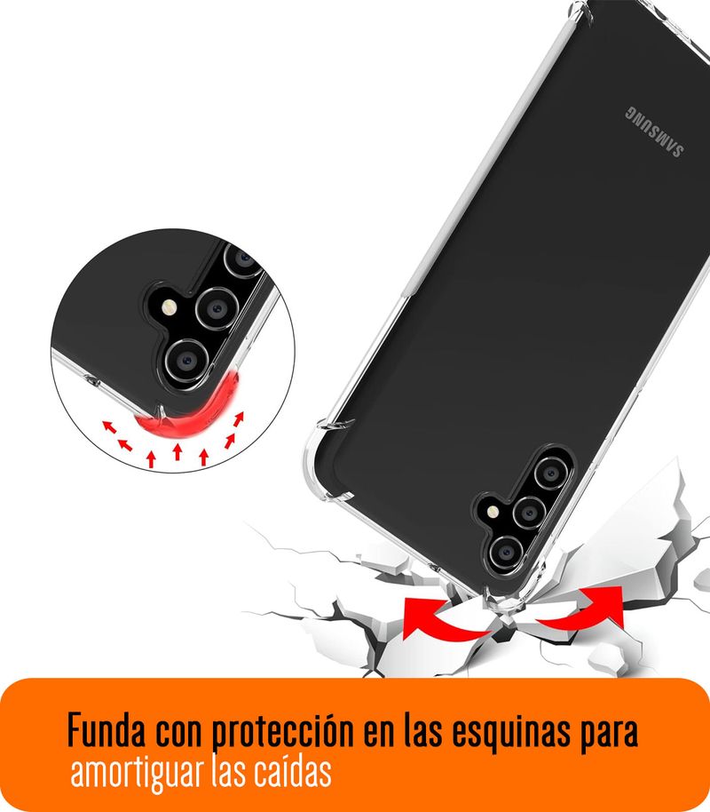 Funda Para Galaxy A34 5g Acrigel Premium Uso Rudo Esquina Reforzada