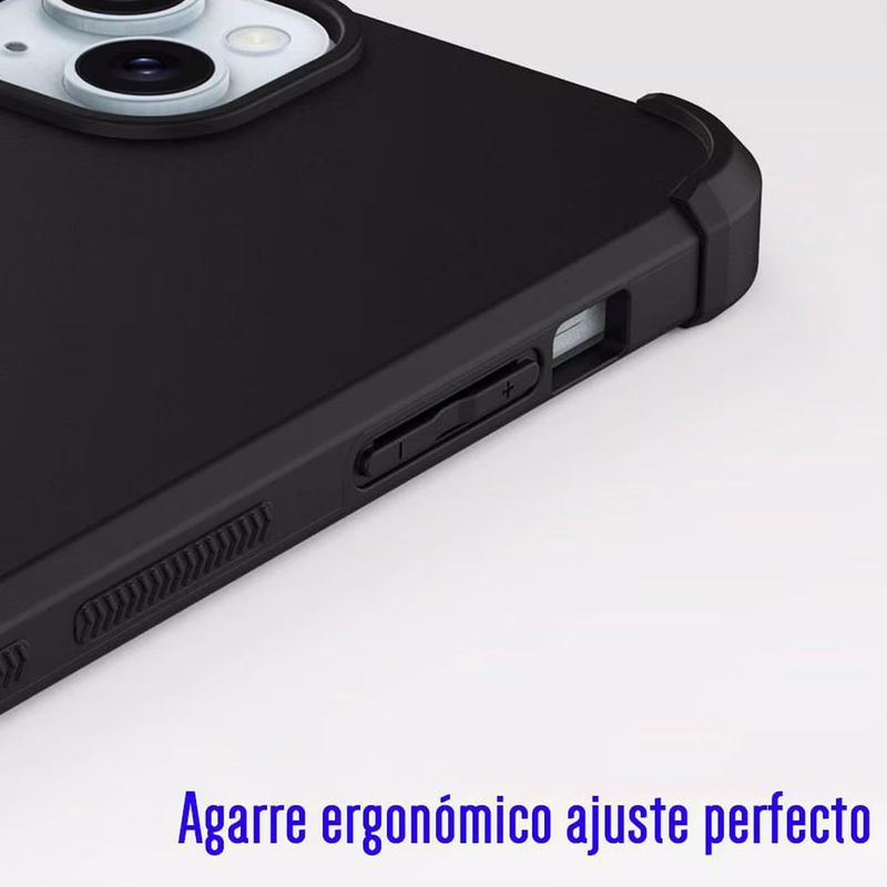 Funda Para iPhone 15 Plus Dualtek Puregear Agarre Ergonómico Negro