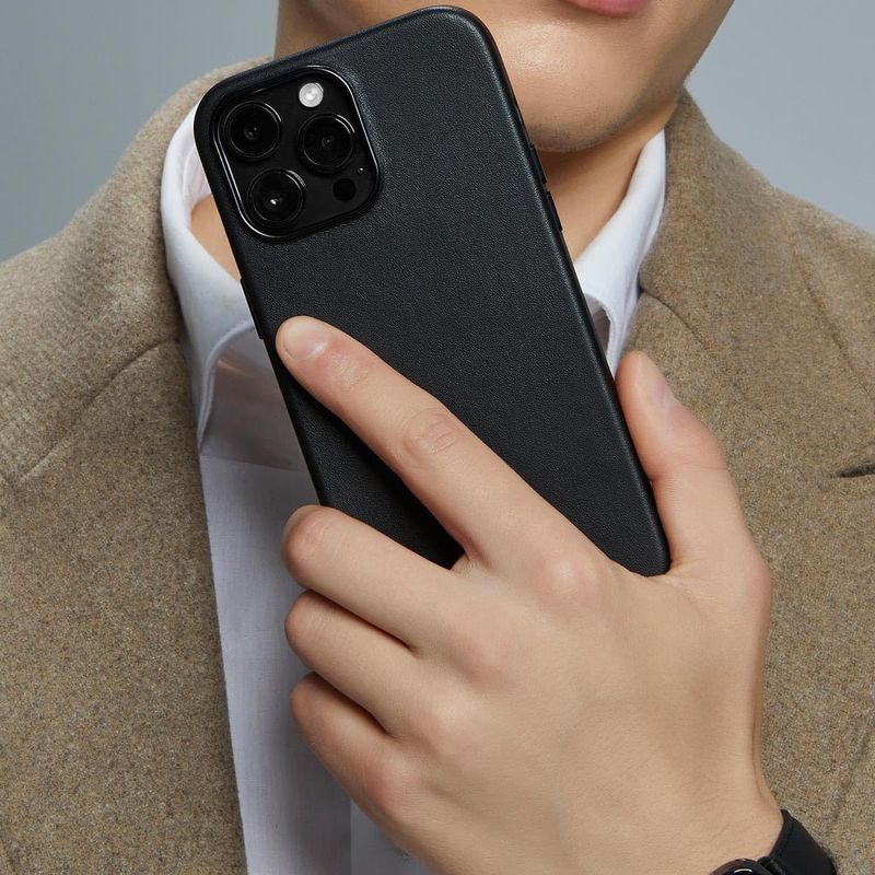 Funda Para iPhone 13 Pro Max Piel Premium Magnética Magsafe Anticaidas