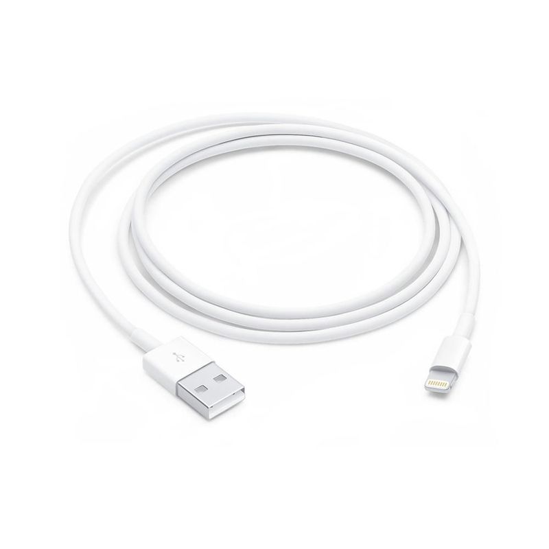 Cable Apple MUQW3AM/A USB-A a Lightning 1 m Blanco
