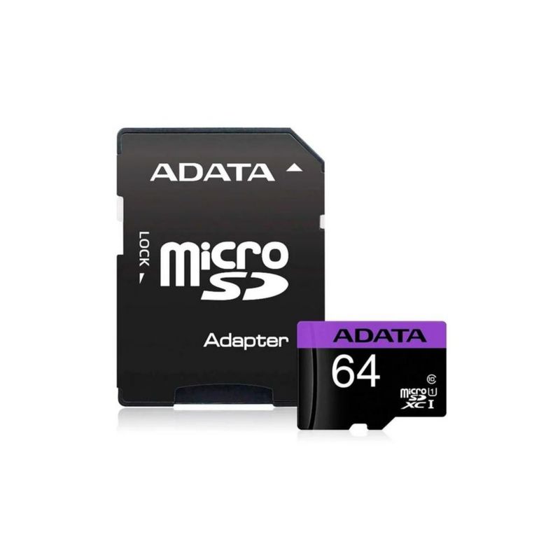 Memoria MICRO ADATA SD UHS-I 64GB KIT 10 piezas