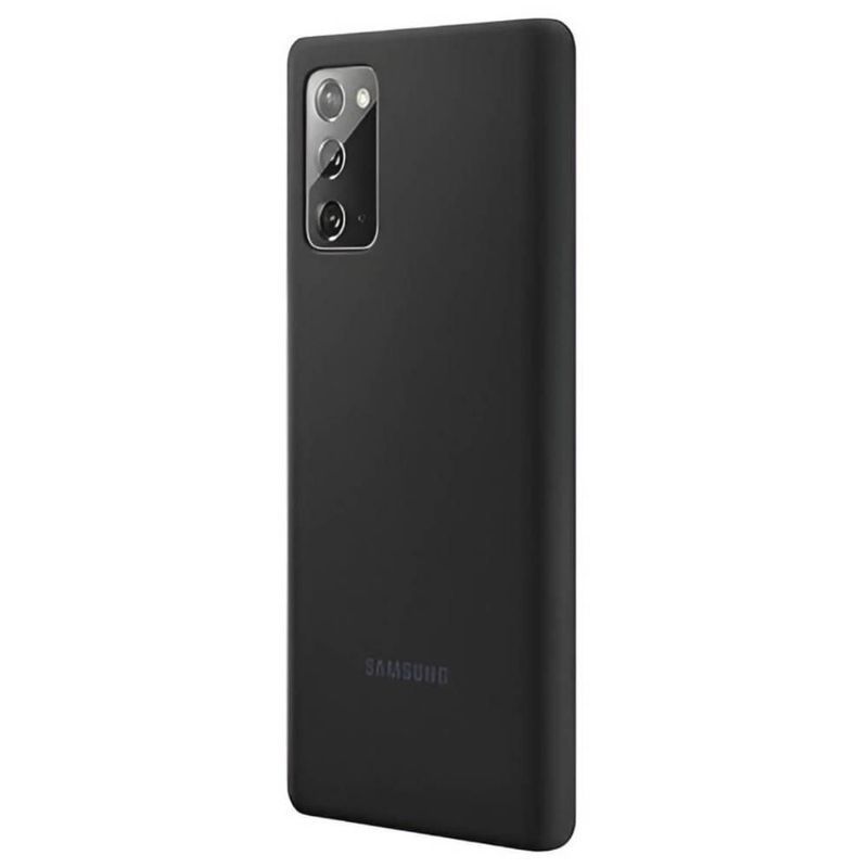 Funda para celular Samsung Galaxy Note 20 Silicon Cover color Negro