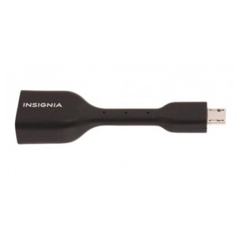 Cable adaptador micro USB a USB tipo A OTG Insignia color negro