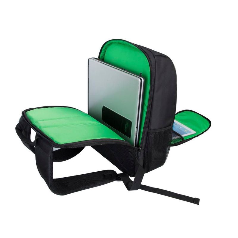 Mochila color negro para portátiles y netbooks (Monótono, 300 mm, 155 mm, 430 mm)