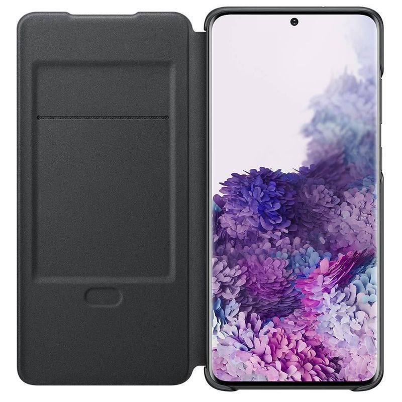 Funda para celular Samsung Galaxy S20 Ledview cover color negro